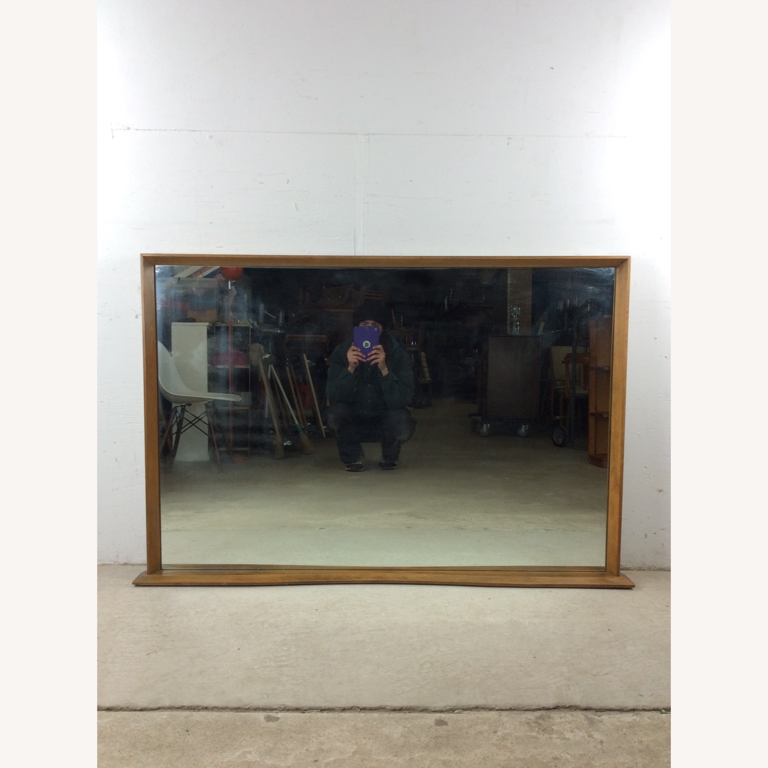 Mid Century Wall Mirror by Heywood Wakefield - image-3