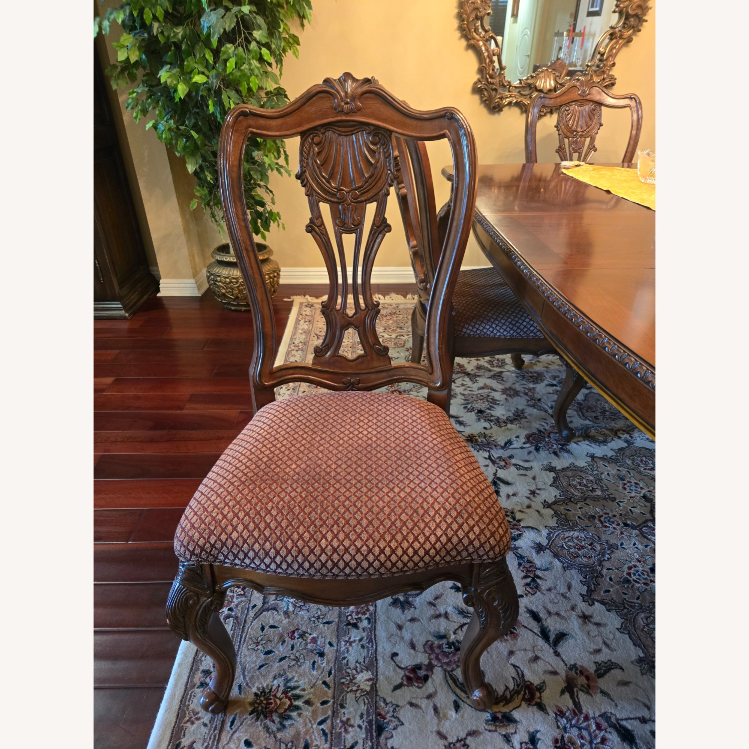 Vintage/Antique Dark Brown Dining Table - image-5
