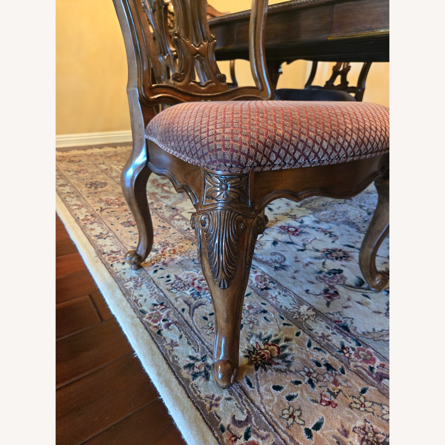 Vintage/Antique Dark Brown Dining Table - image-4