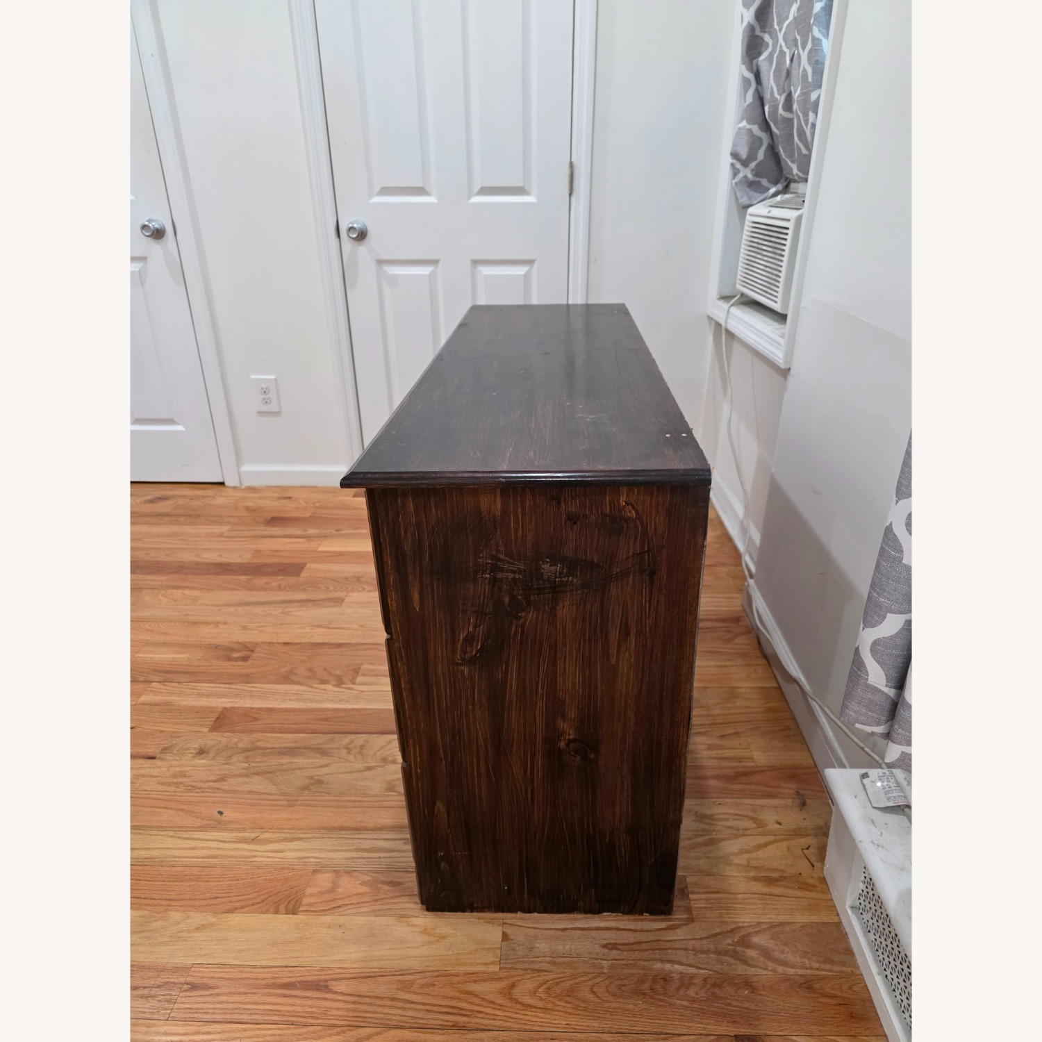 Dark Brown Wood Dresser - image-4