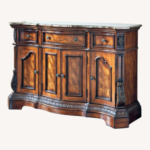 Used Ledelle Dark Brown Wood Dresser for sale on AptDeco