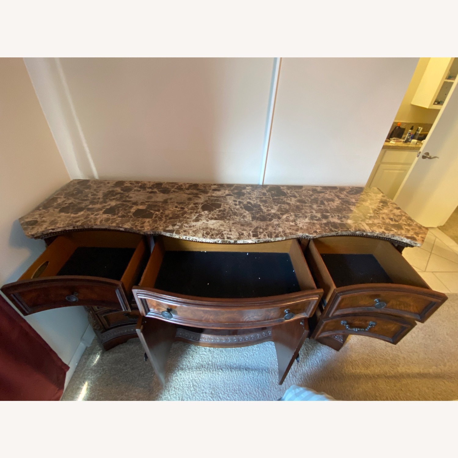 Ledelle Dark Brown Wood Dresser - image-3