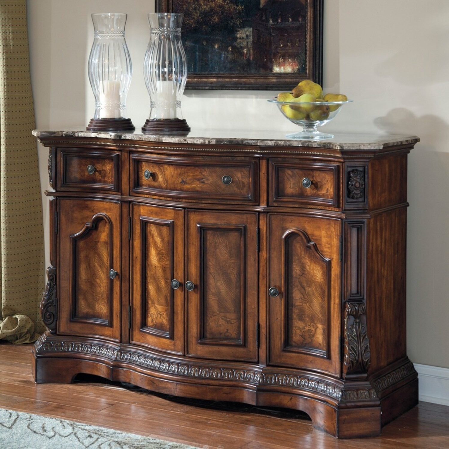 Ledelle Dark Brown Wood Dresser - image-5