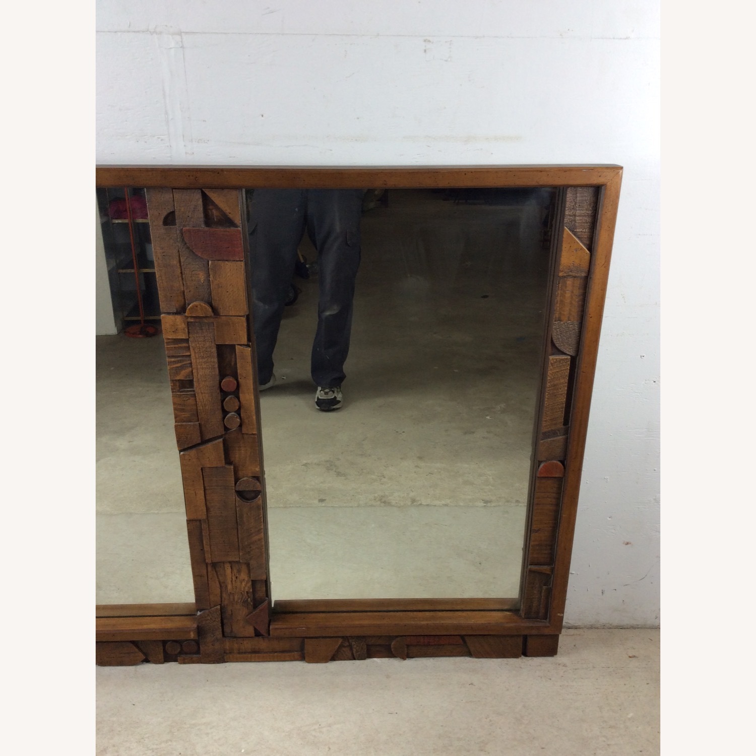 Brutalist Style Wall Mirror from Pueblo by Lane - image-5