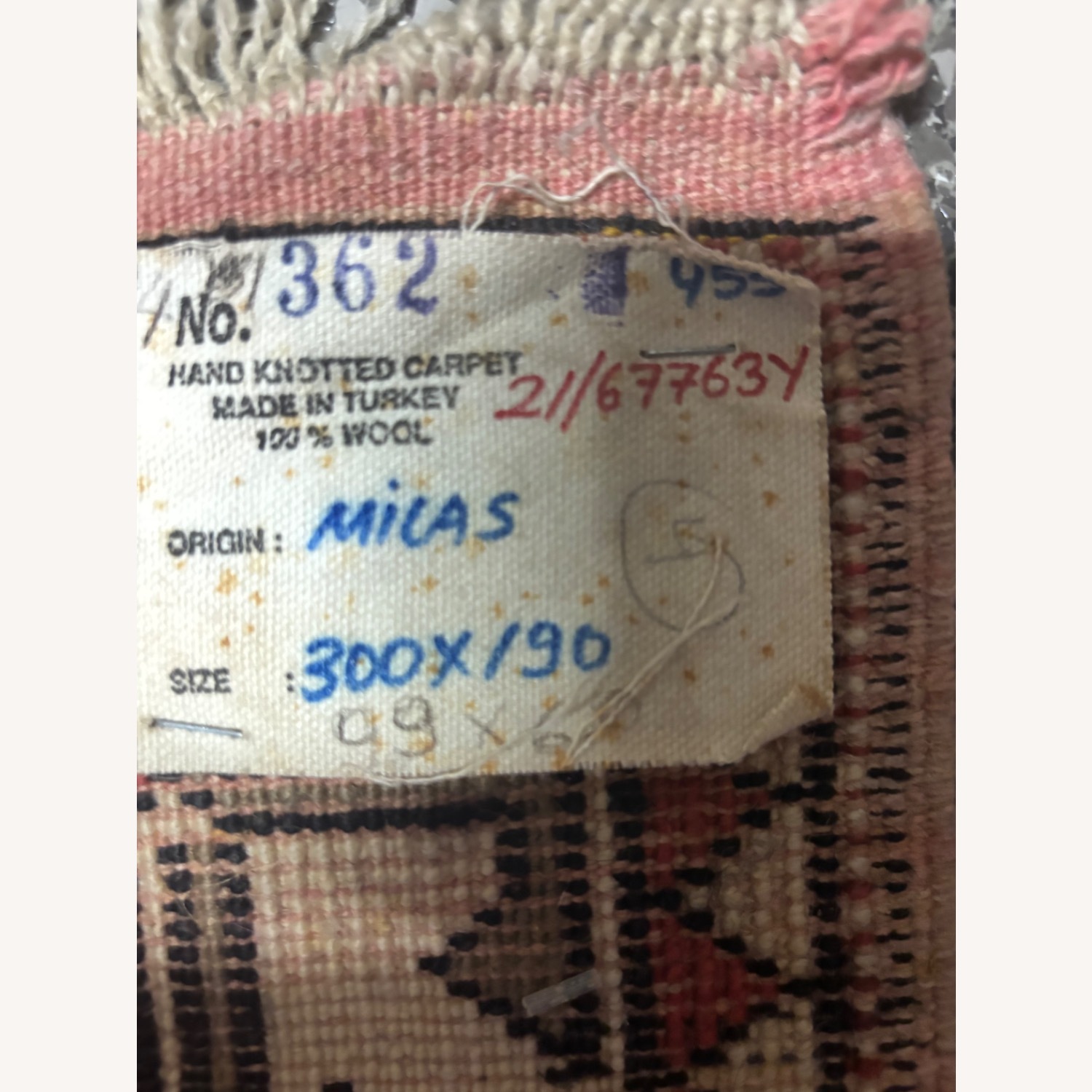 Turkish Milas Wool Area Rug - image-3