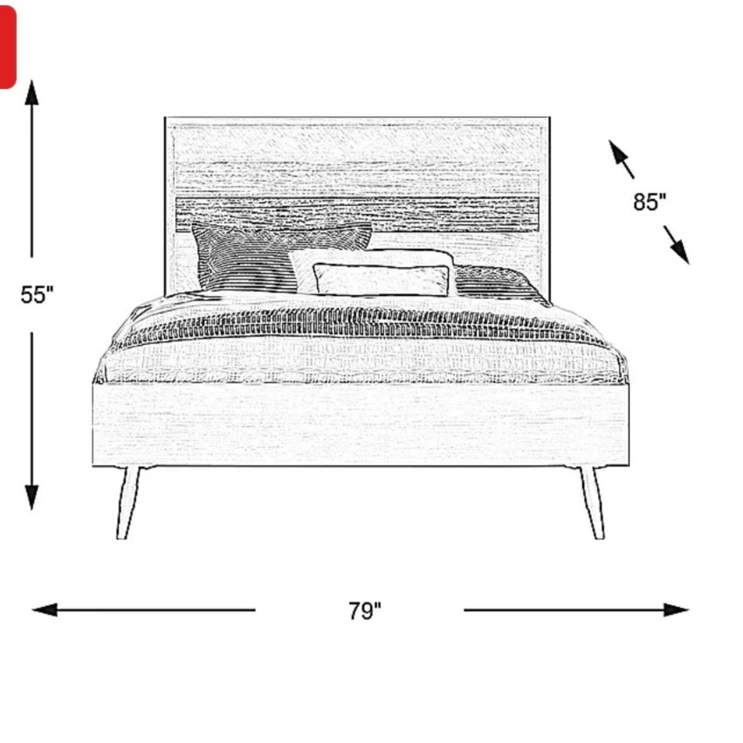 Rooms To Go Midtown Loft Natural 3 Pc Queen Panel Bed - image-3