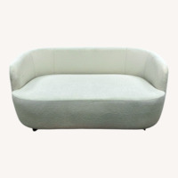Wade Logan Brinae Wide Boucle Upholstered Loveseat