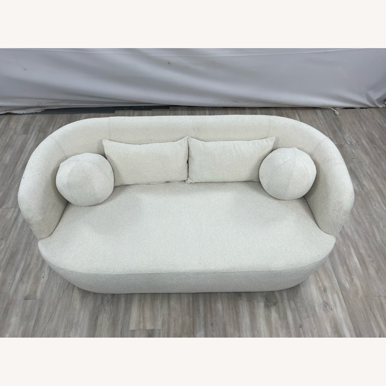 Wade Logan Brinae Wide Boucle Upholstered Loveseat - image-4