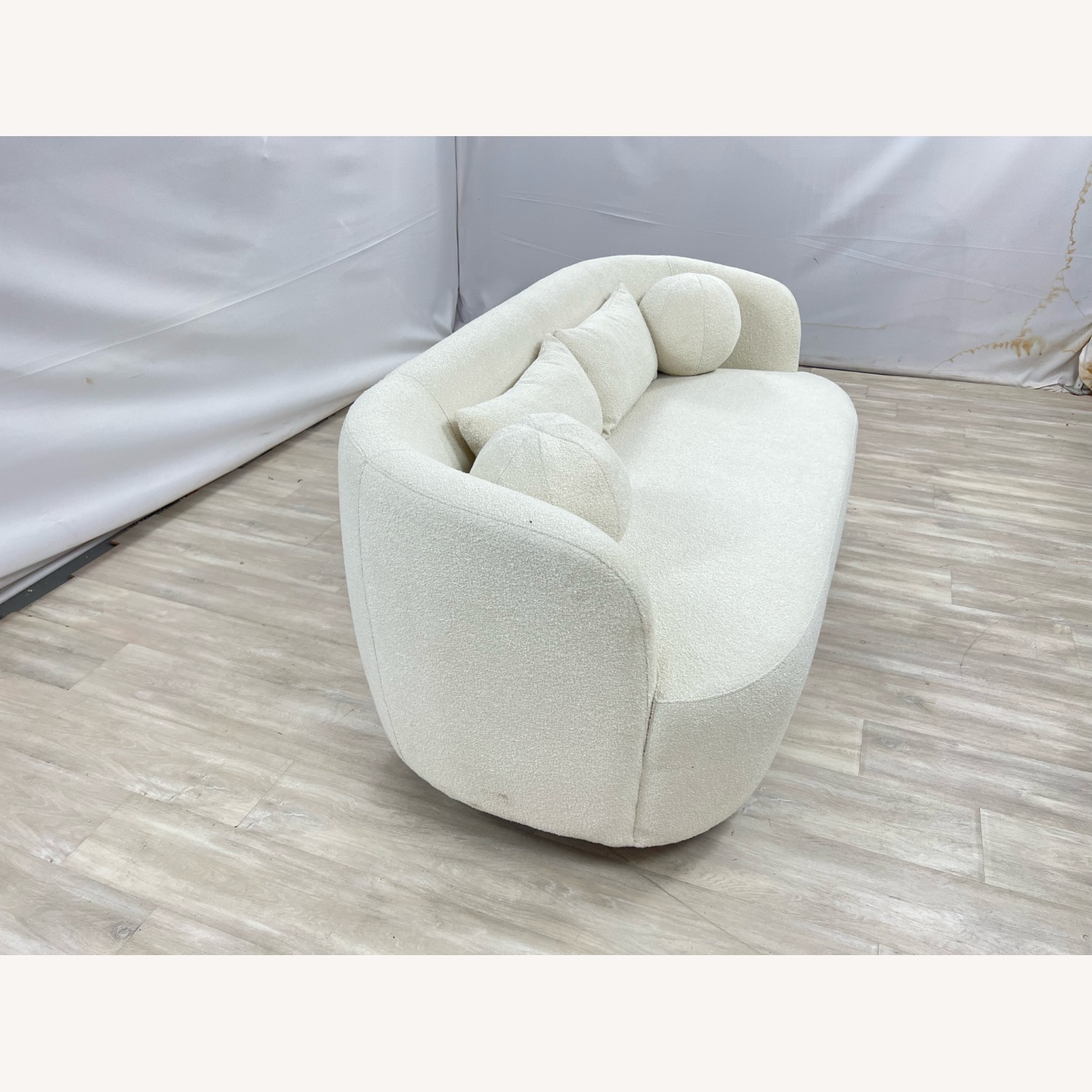 Wade Logan Brinae Wide Boucle Upholstered Loveseat - image-7