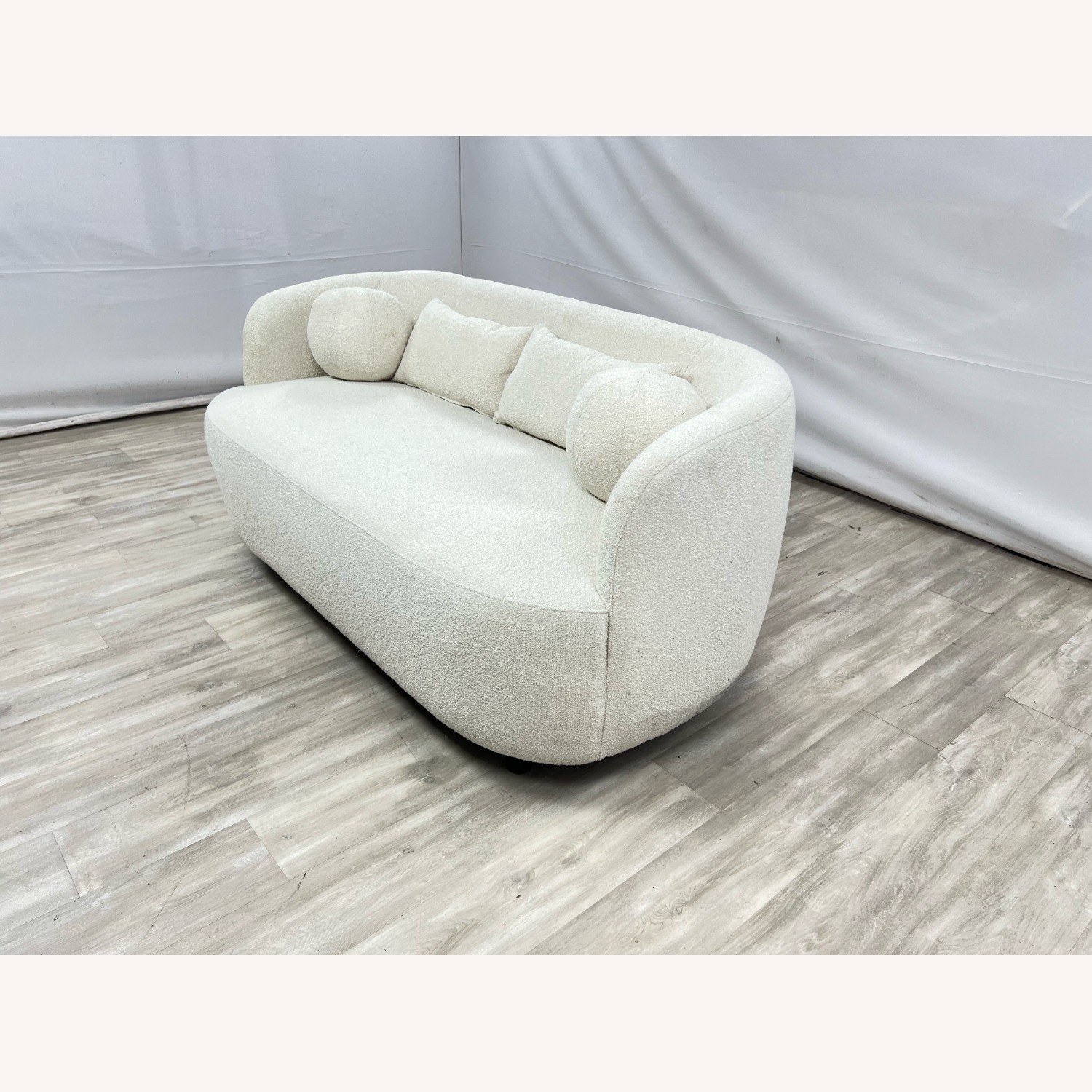 Wade Logan Brinae Wide Boucle Upholstered Loveseat - image-2