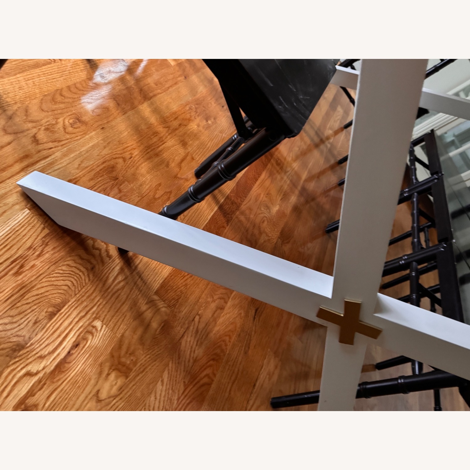 Ballard Designs White Dining Table - image-4