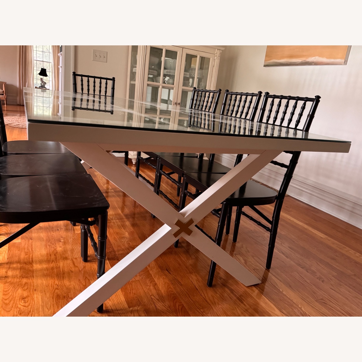 Ballard Designs White Dining Table - image-3