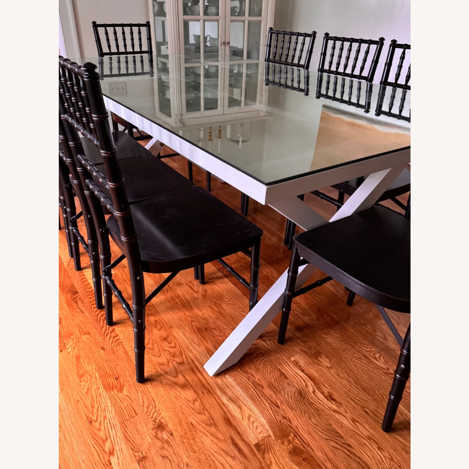 Ballard Designs White Dining Table - image-2