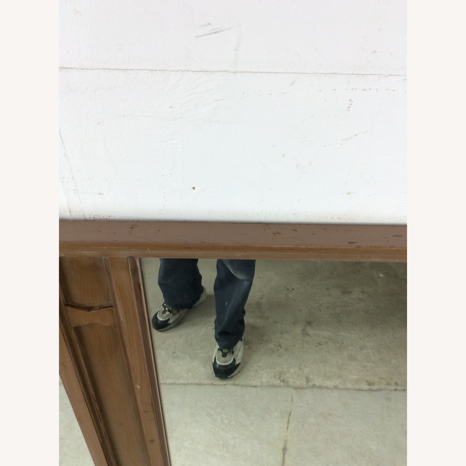 Mid Century Rectangular Wall Mirror with 2 Panels - image-6