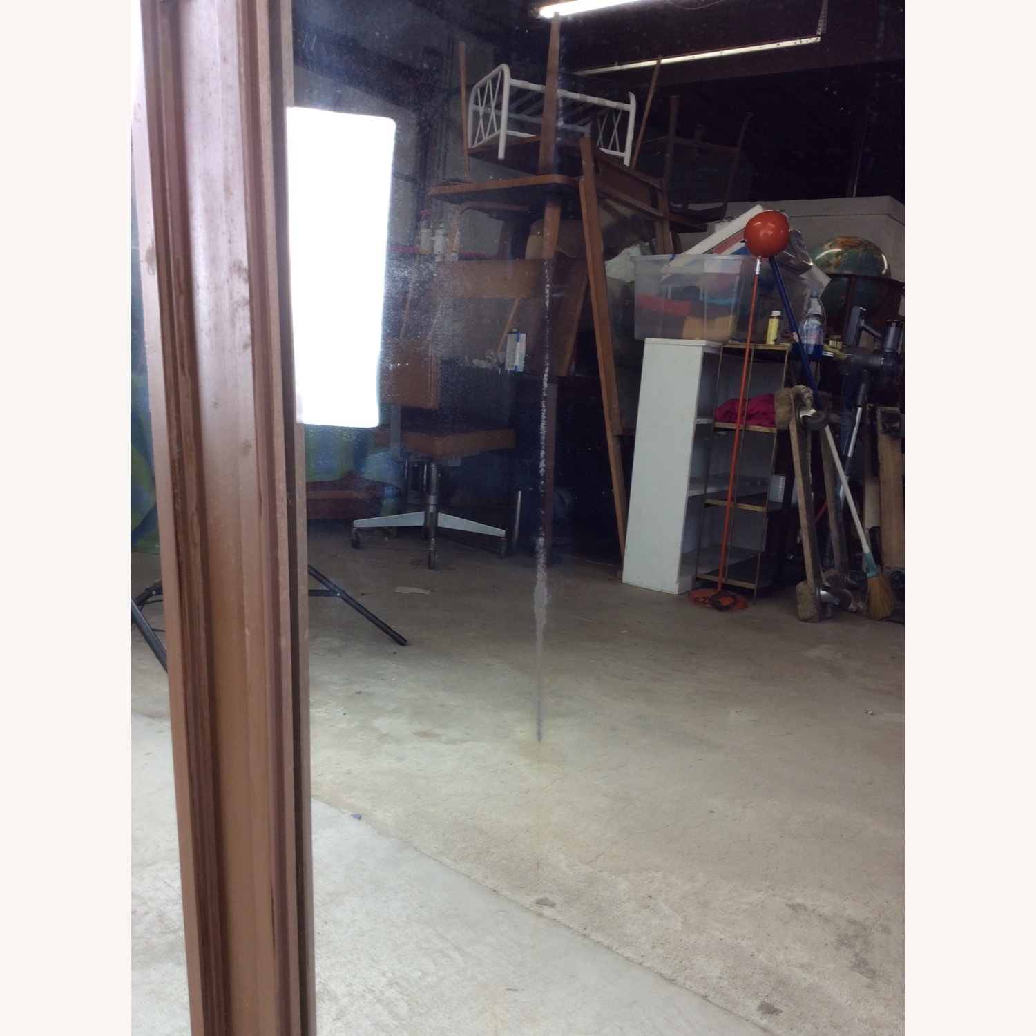 Mid Century Rectangular Wall Mirror with 2 Panels - image-15