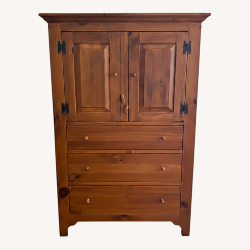 Used Ethan Allen Early American Shaker Armoire for sale on AptDeco