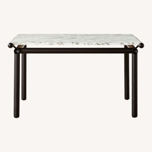 Used CB2 Anacapri 53" Square Marble Dining Table by Gianfranco Frattini for sale on AptDeco