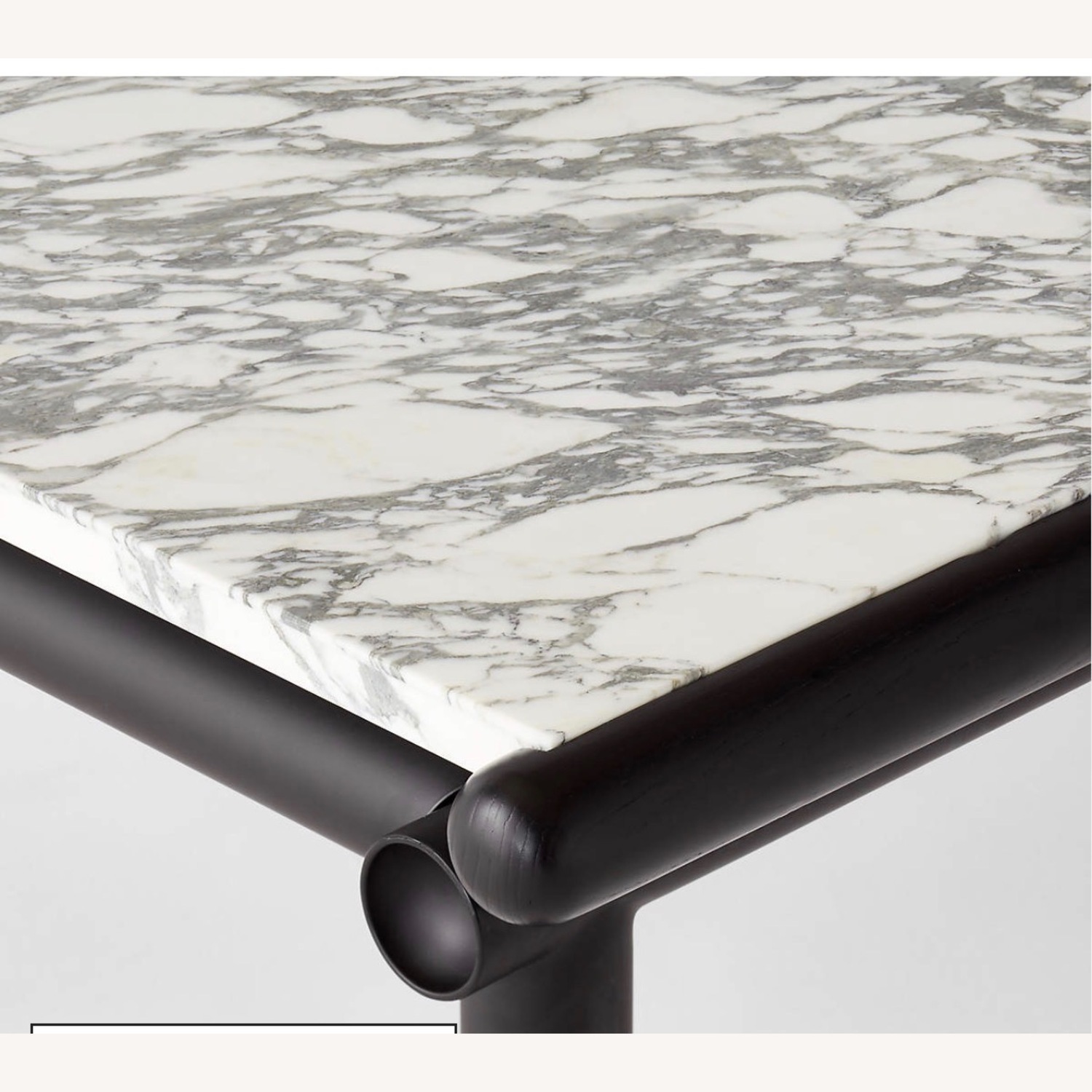 CB2 Anacapri 53" Square Marble Dining Table by Gianfranco Frattini - image-2