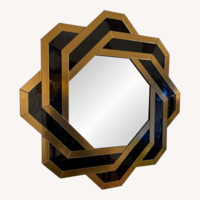 Black Glass Wall Decor