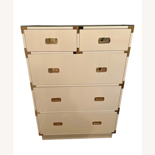 Used White Wood Dresser for sale on AptDeco