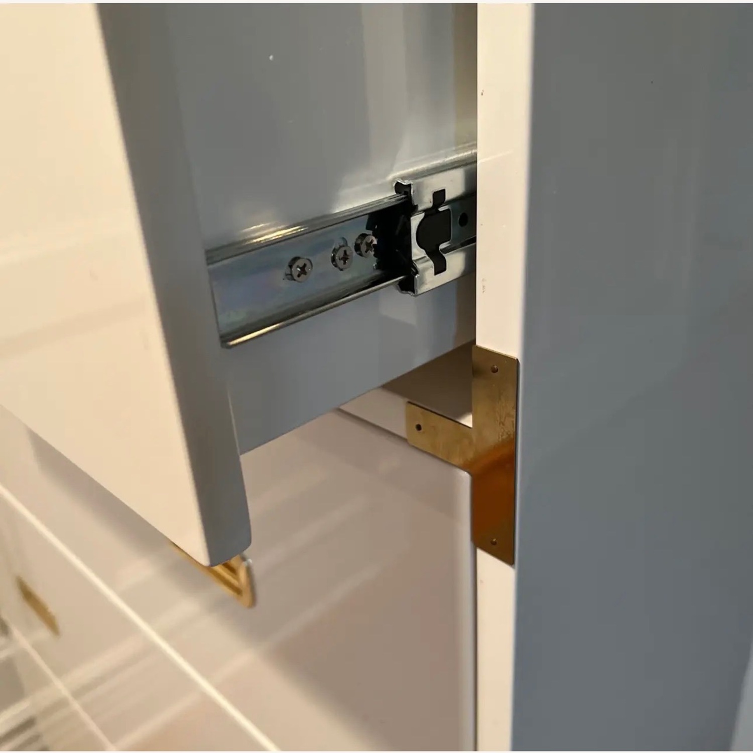 White Wood Dresser - image-6