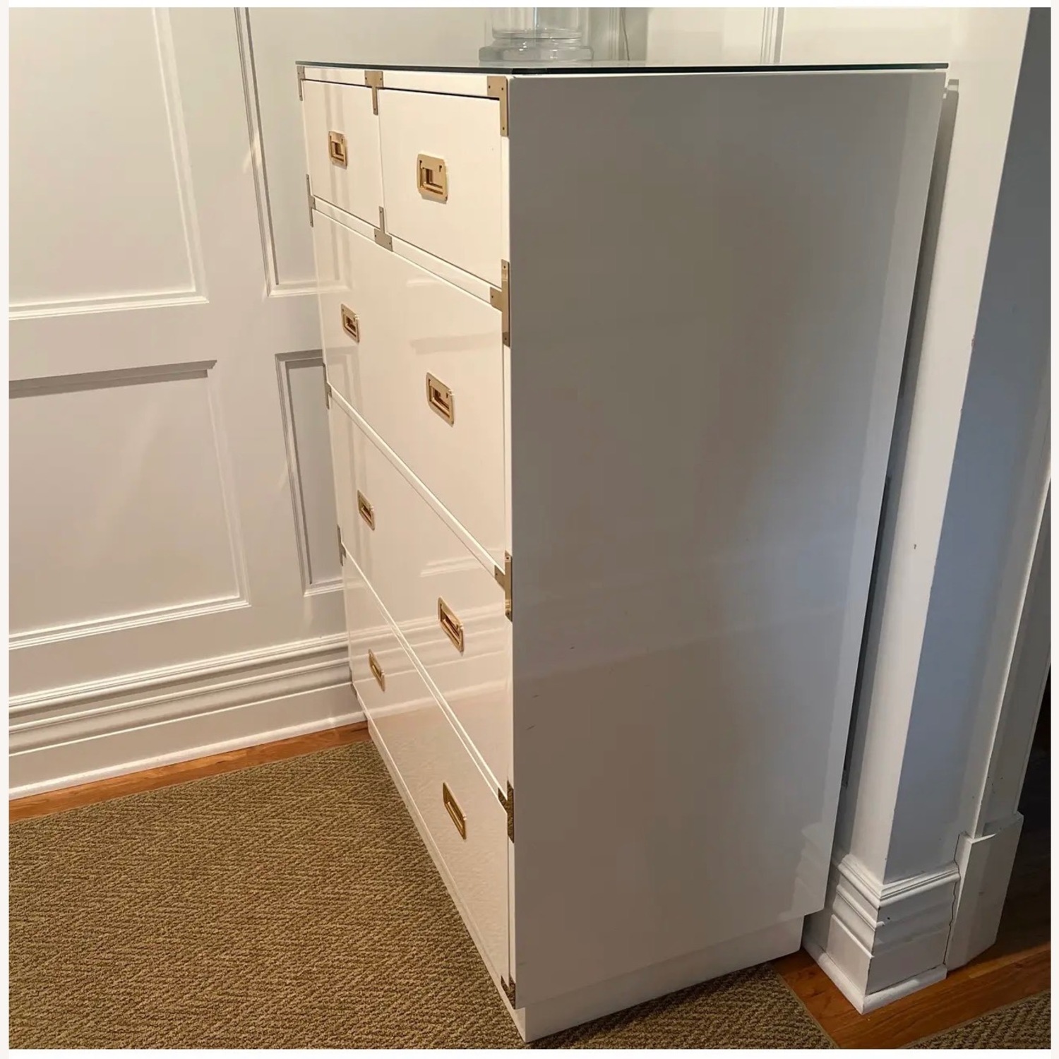 White Wood Dresser - image-5