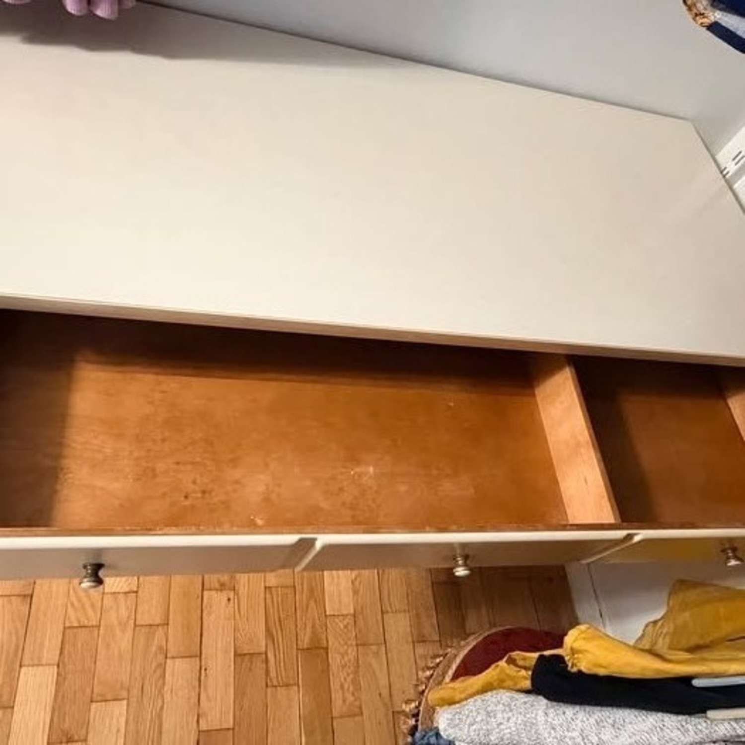 Ethan Allen White Wood Dresser - image-7