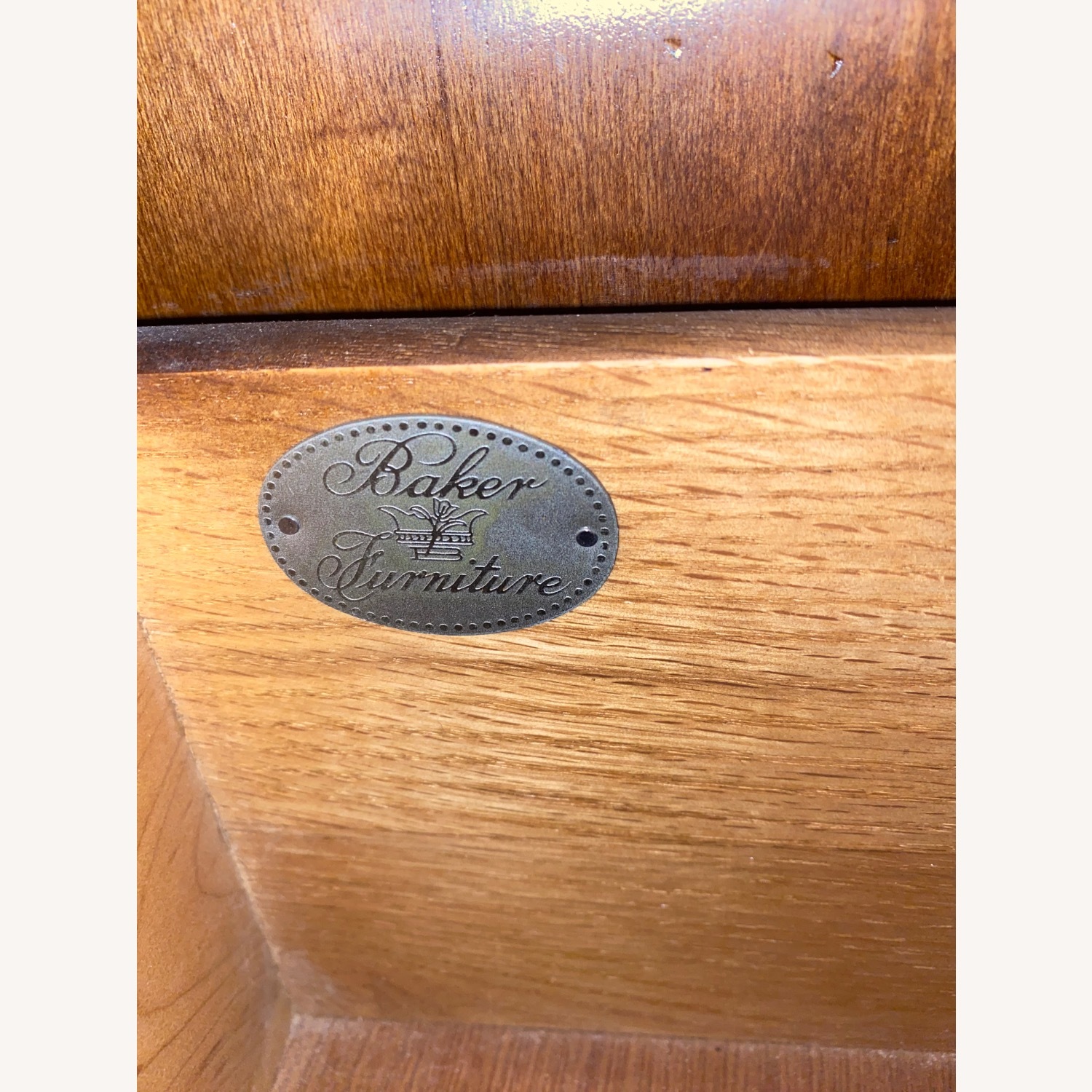 Baker Furniture Dark Brown Wood Armoire - image-4