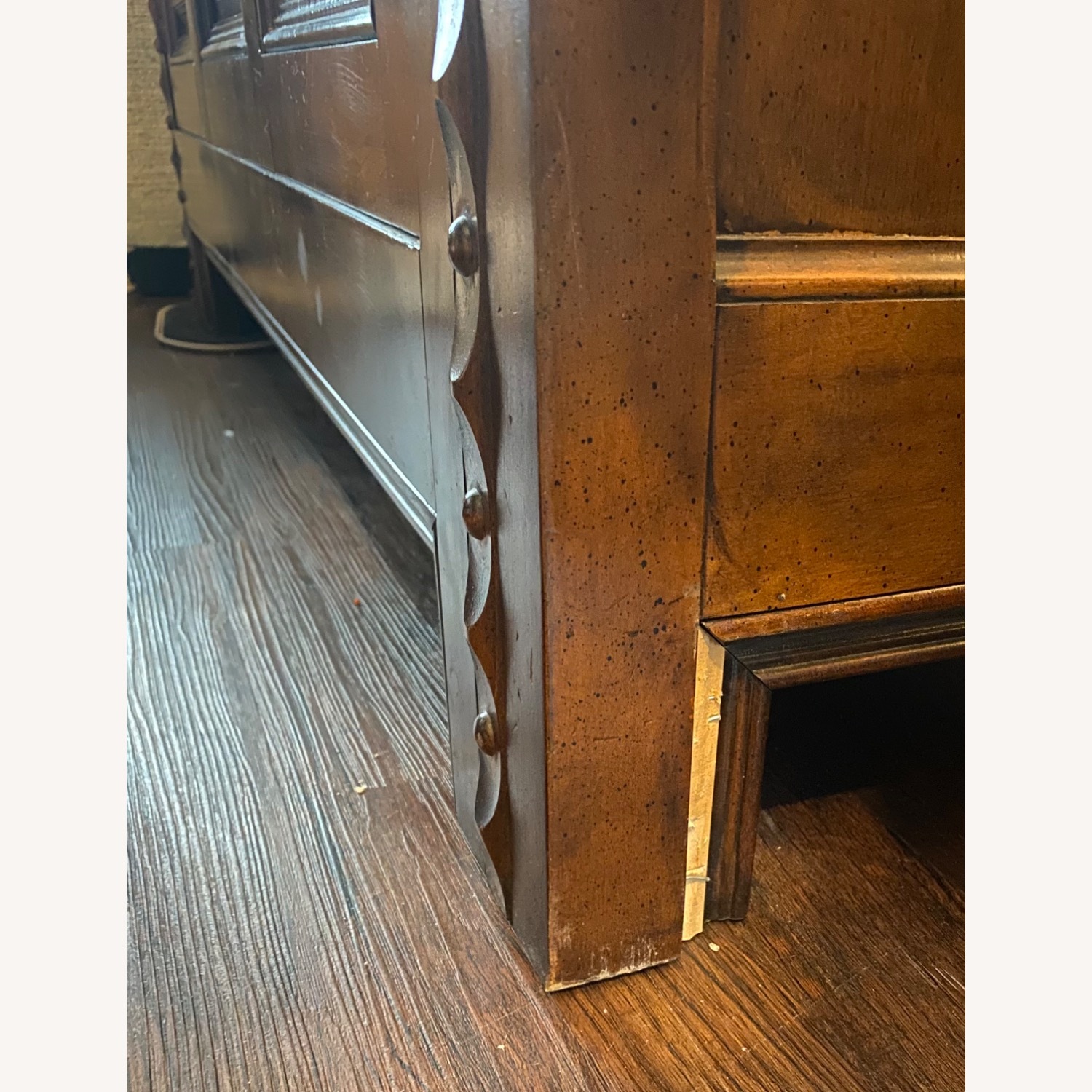 Baker Furniture Dark Brown Wood Armoire - image-5