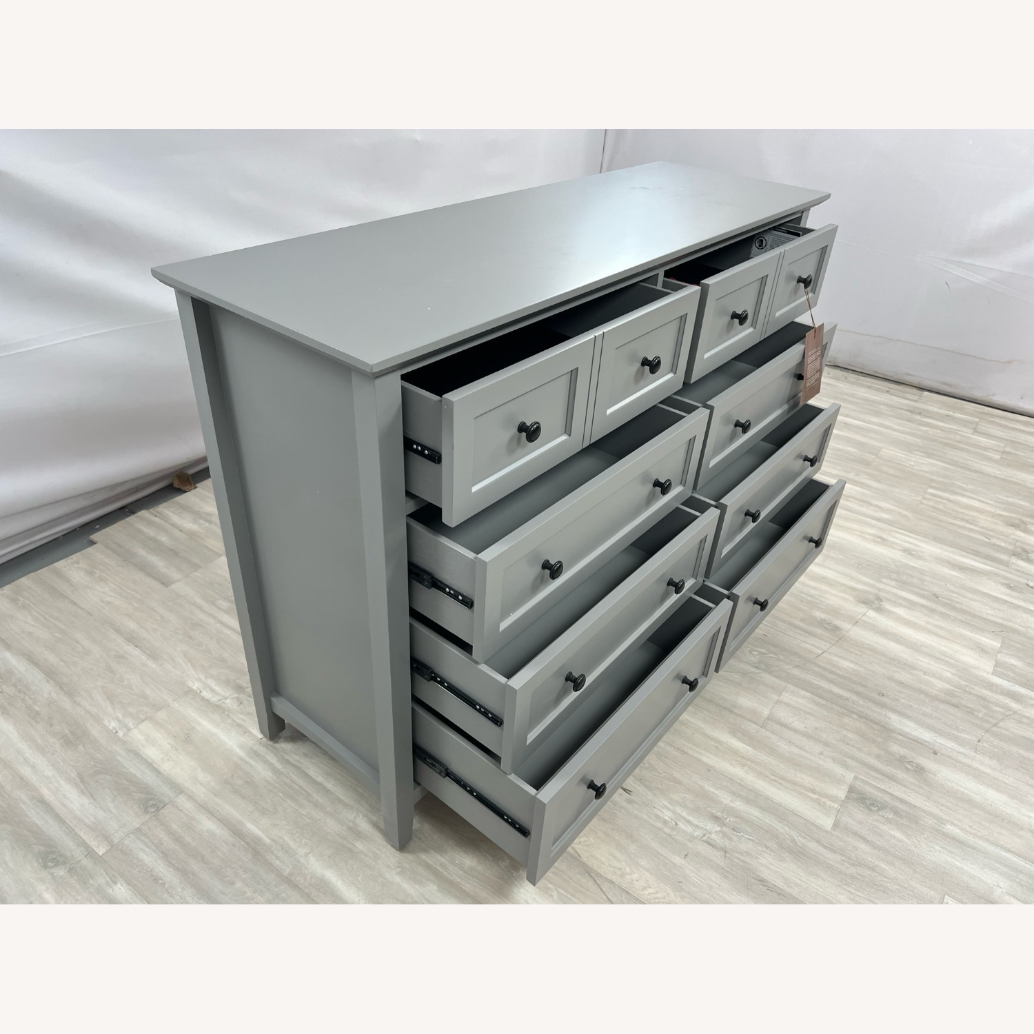 Mor Furniture Grace Dresser In Elephant Gray - image-7