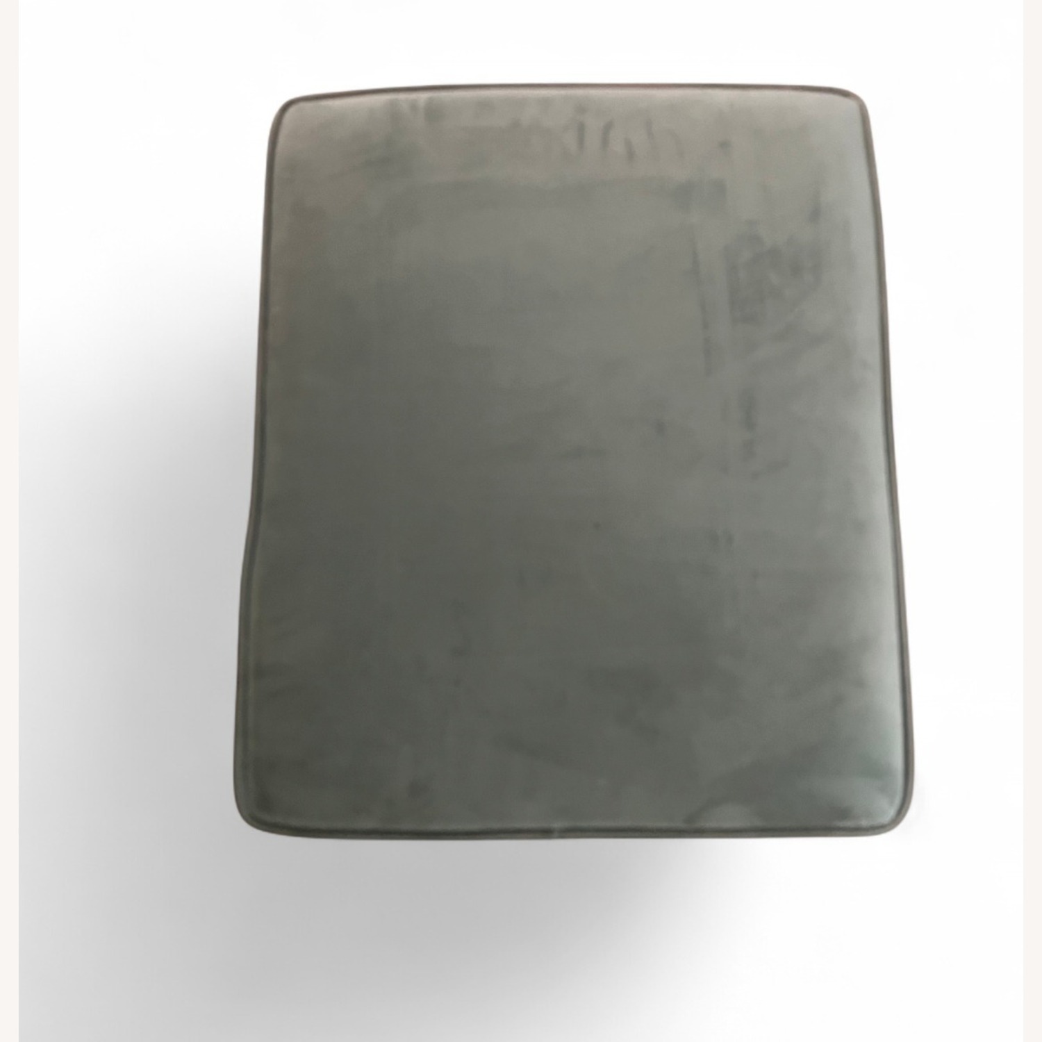 Dorel Home Products Seafoam Green Velvet Ottoman - image-3