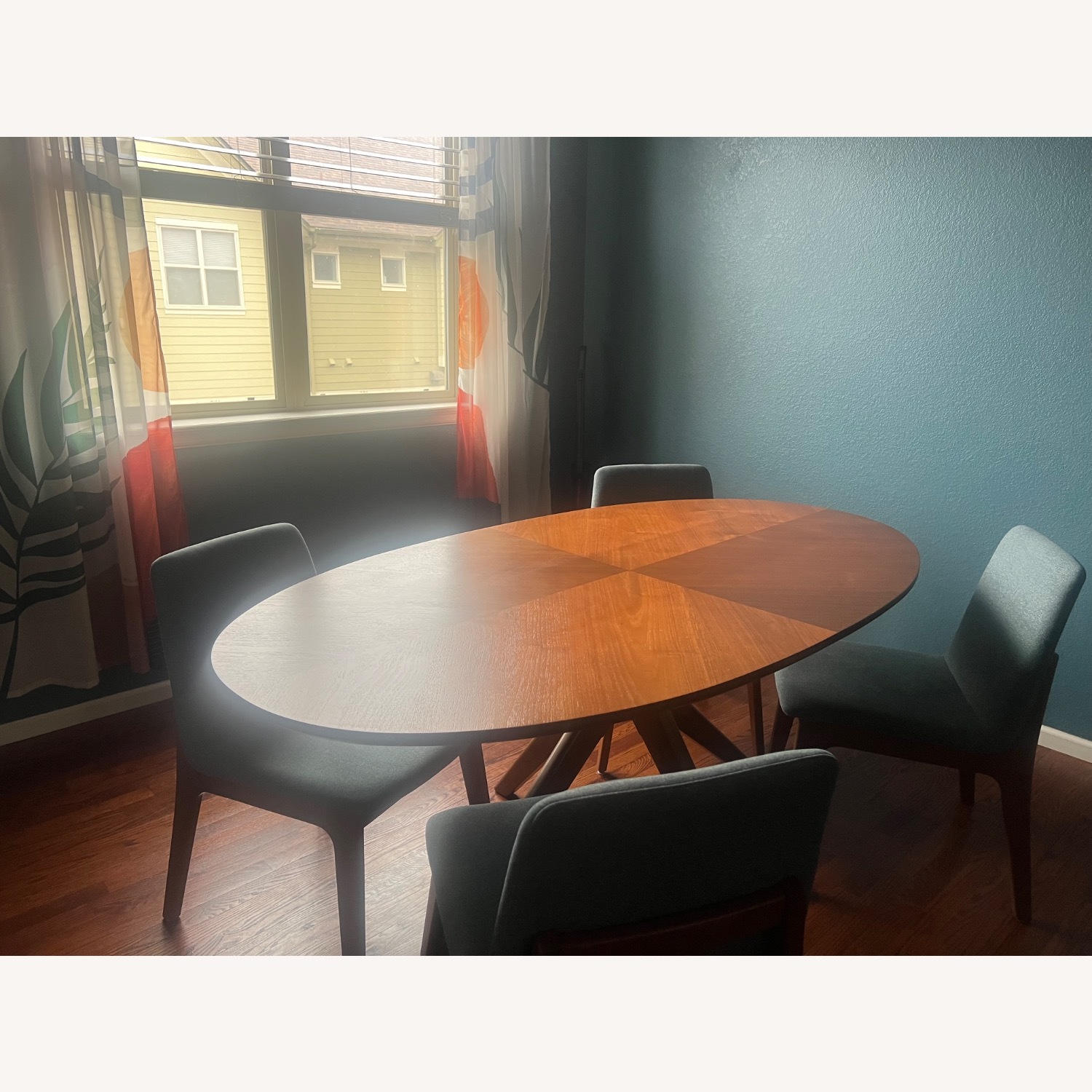 Dark Brown Wood Dining Sets - image-3