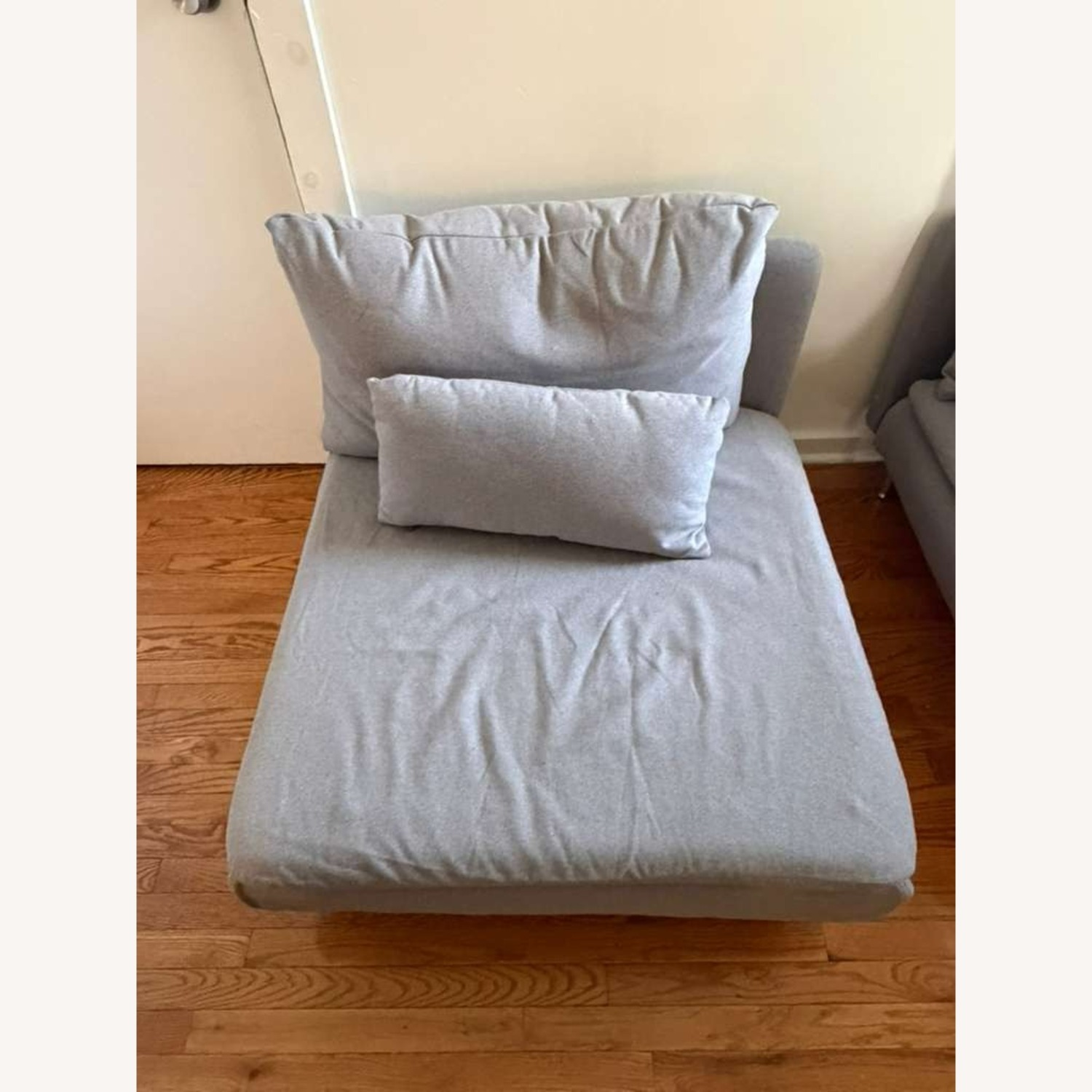 IKEA Light Gray 2 Piece Sectional - image-3