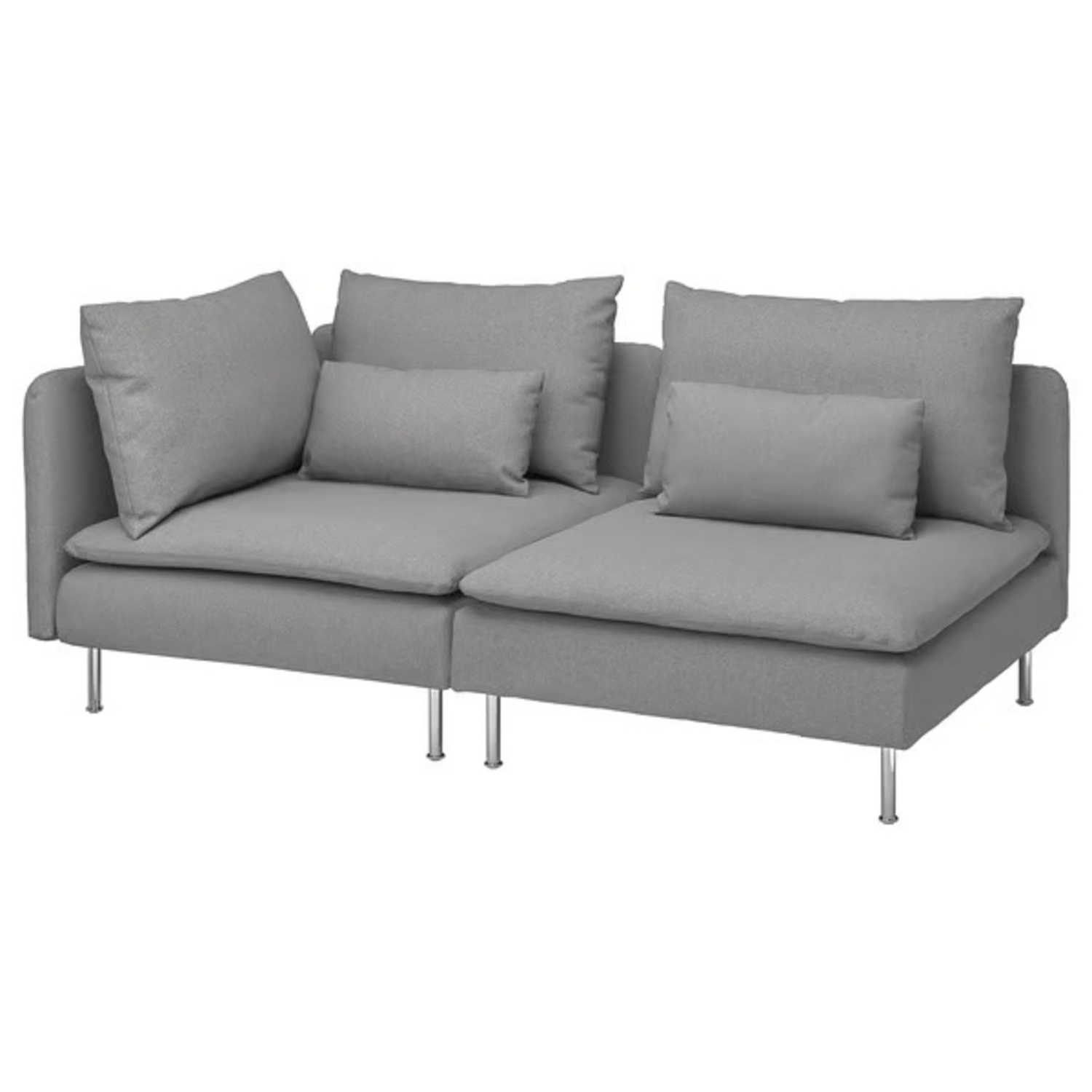 IKEA Light Gray 2 Piece Sectional - image-6