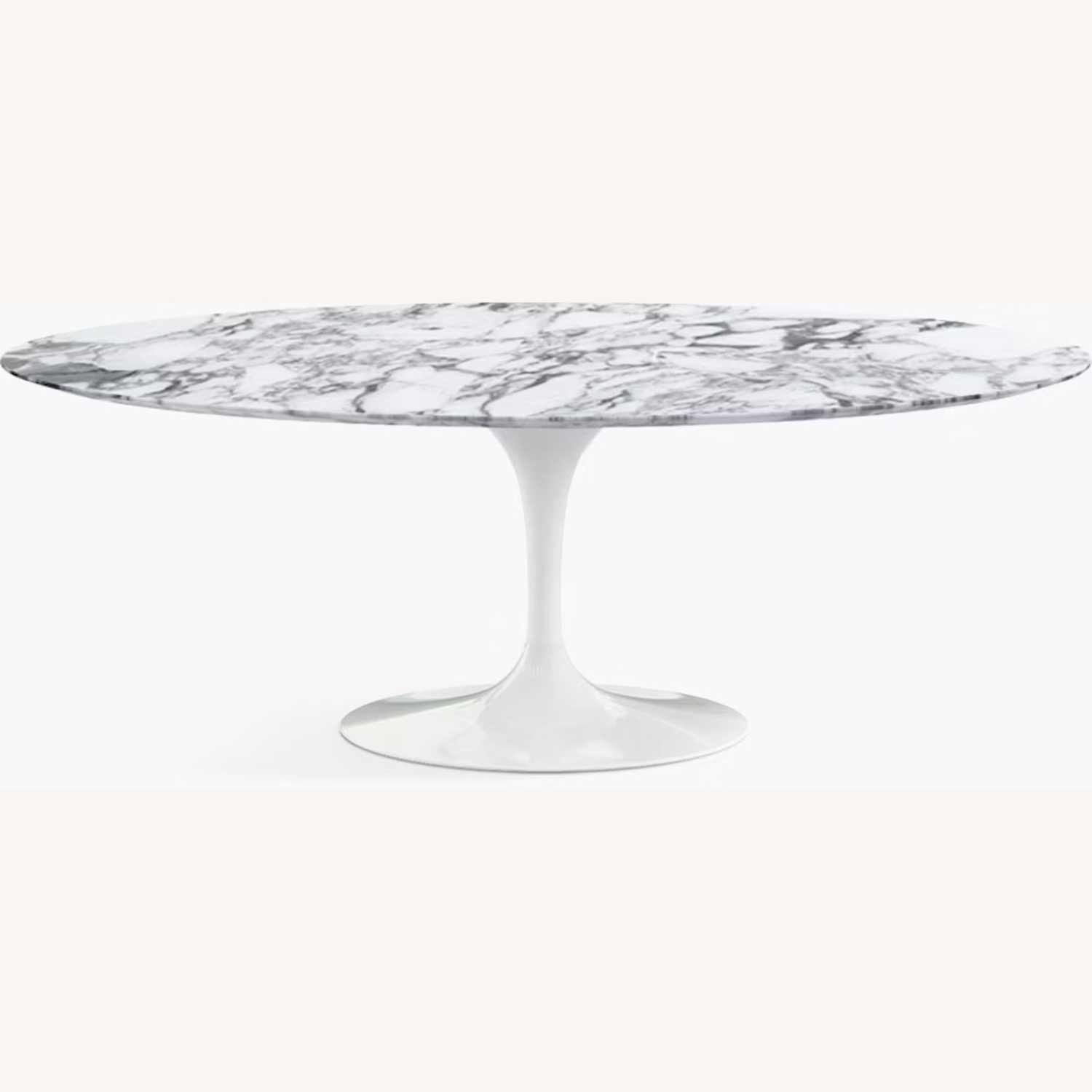 Saarinen Carrara Oval Dining Table 84” - image-5