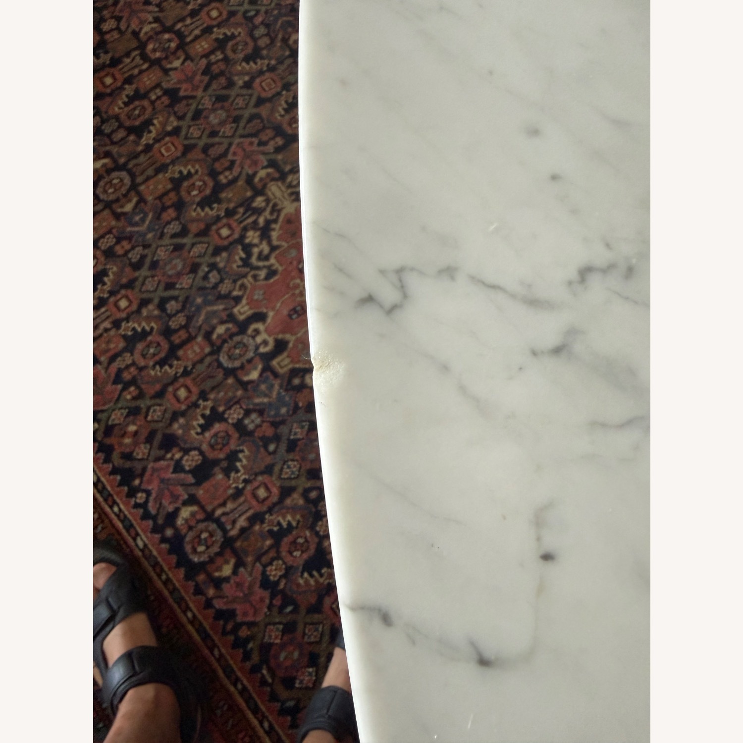 Saarinen Carrara Oval Dining Table 84” - image-2