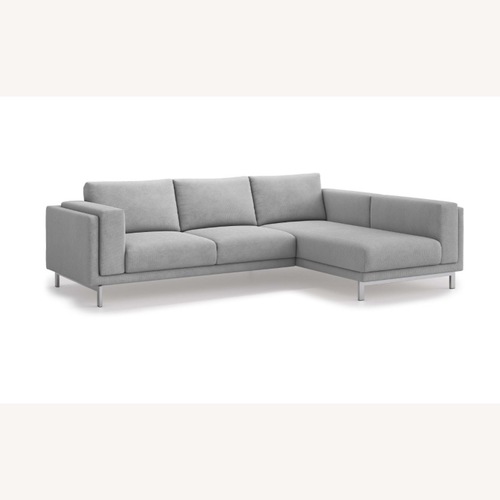 Used IKEA Nokeby Light Gray Fabric 3+ Piece Sectional for sale on AptDeco