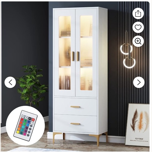 Used Walmart White Wood Bookcase for sale on AptDeco
