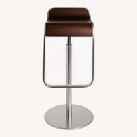 Design Within Reach Black Lem Piston Stools