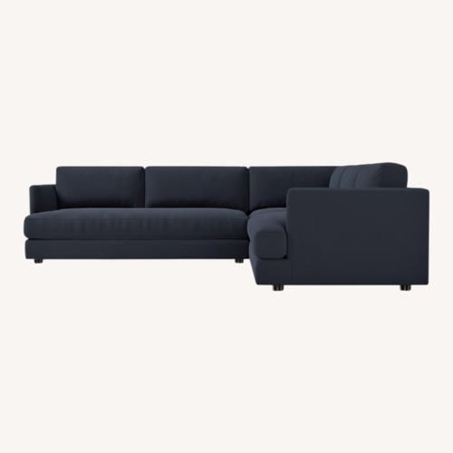 Used West Elm Black 3+ Piece Sectional for sale on AptDeco