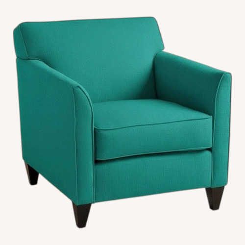 Used World Market Green Fabric Armchair for sale on AptDeco