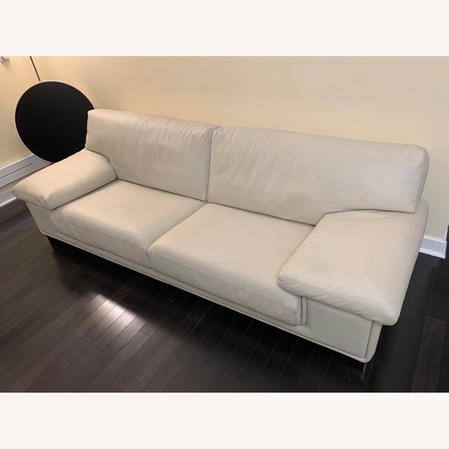 Used Roche Bobois White Leather 3+ Seater Sofa for sale on AptDeco