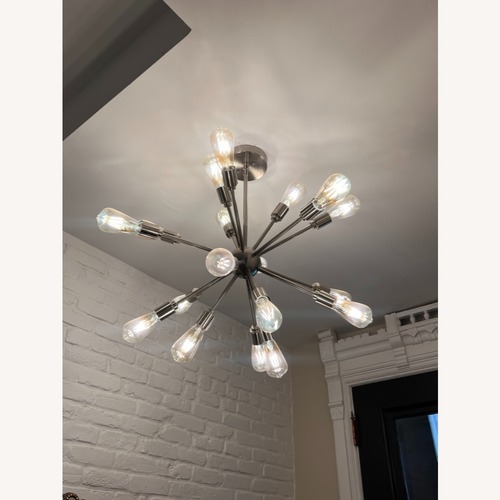 Used Modern Sputnik Style Flush Mount Ceiling Light for sale on AptDeco