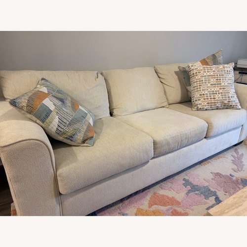 Used White Fabric Sleeper Sofa for sale on AptDeco