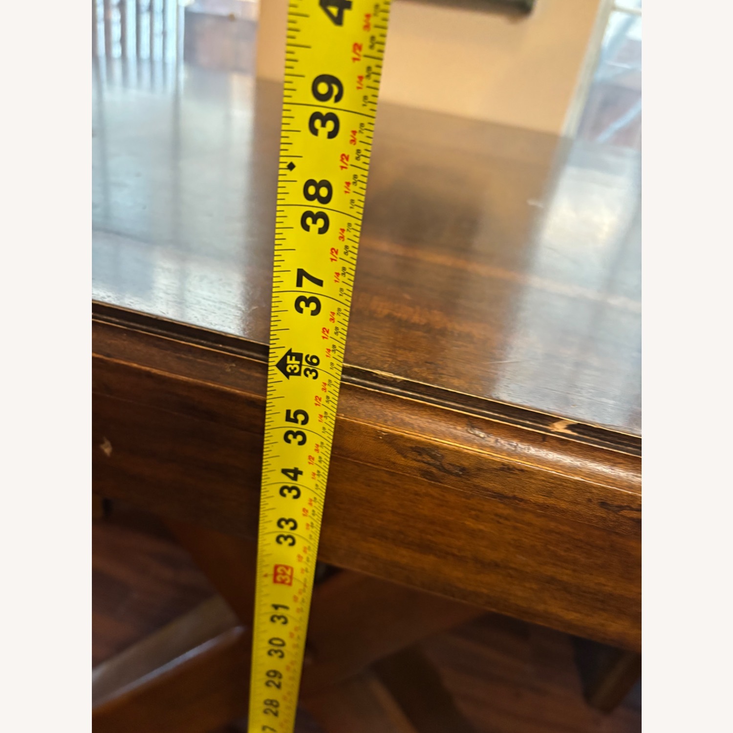 7 Piece Wooden Dining Room Set with Drop Leaf - image-7