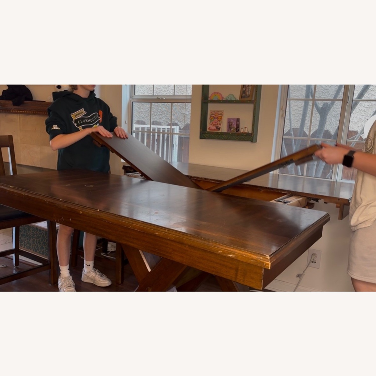 7 Piece Wooden Dining Room Set with Drop Leaf - image-16