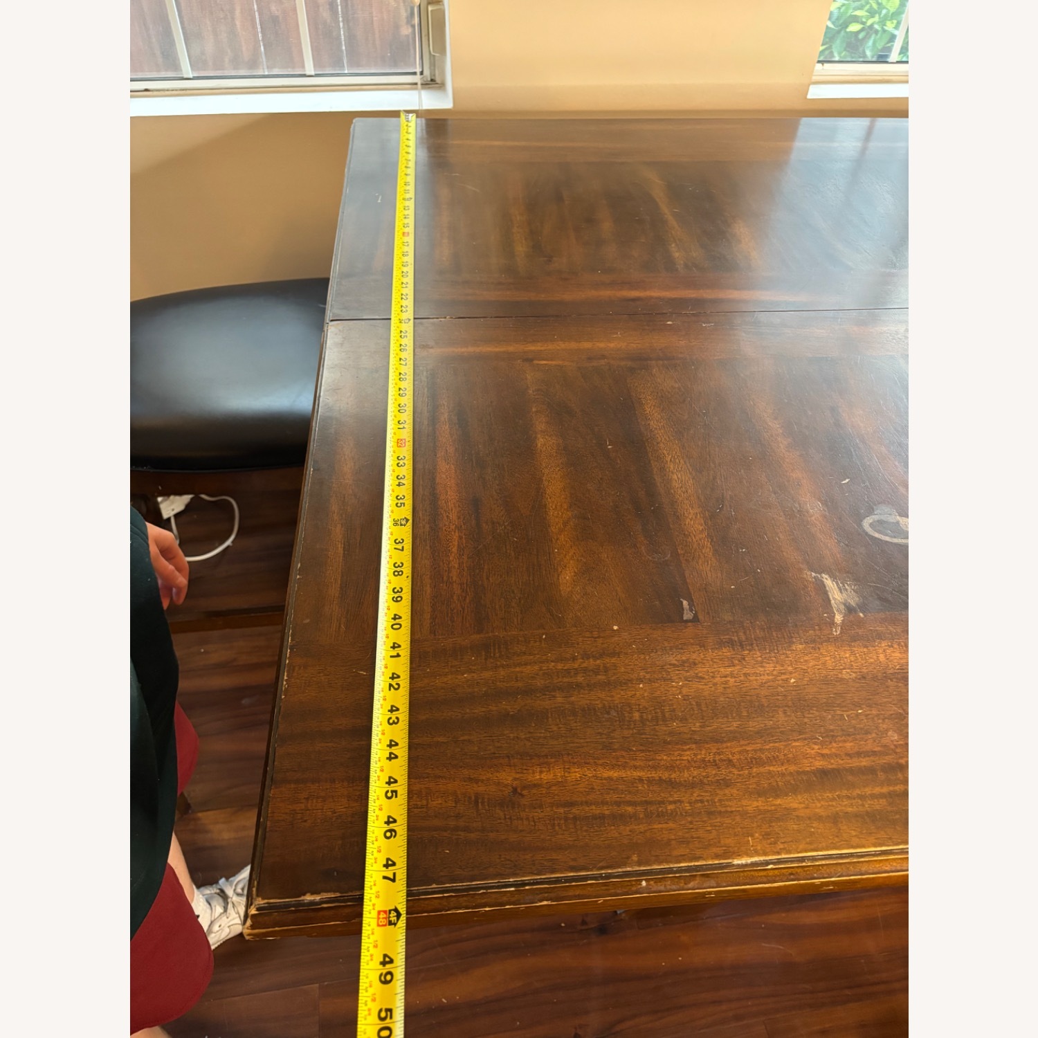 7 Piece Wooden Dining Room Set with Drop Leaf - image-10