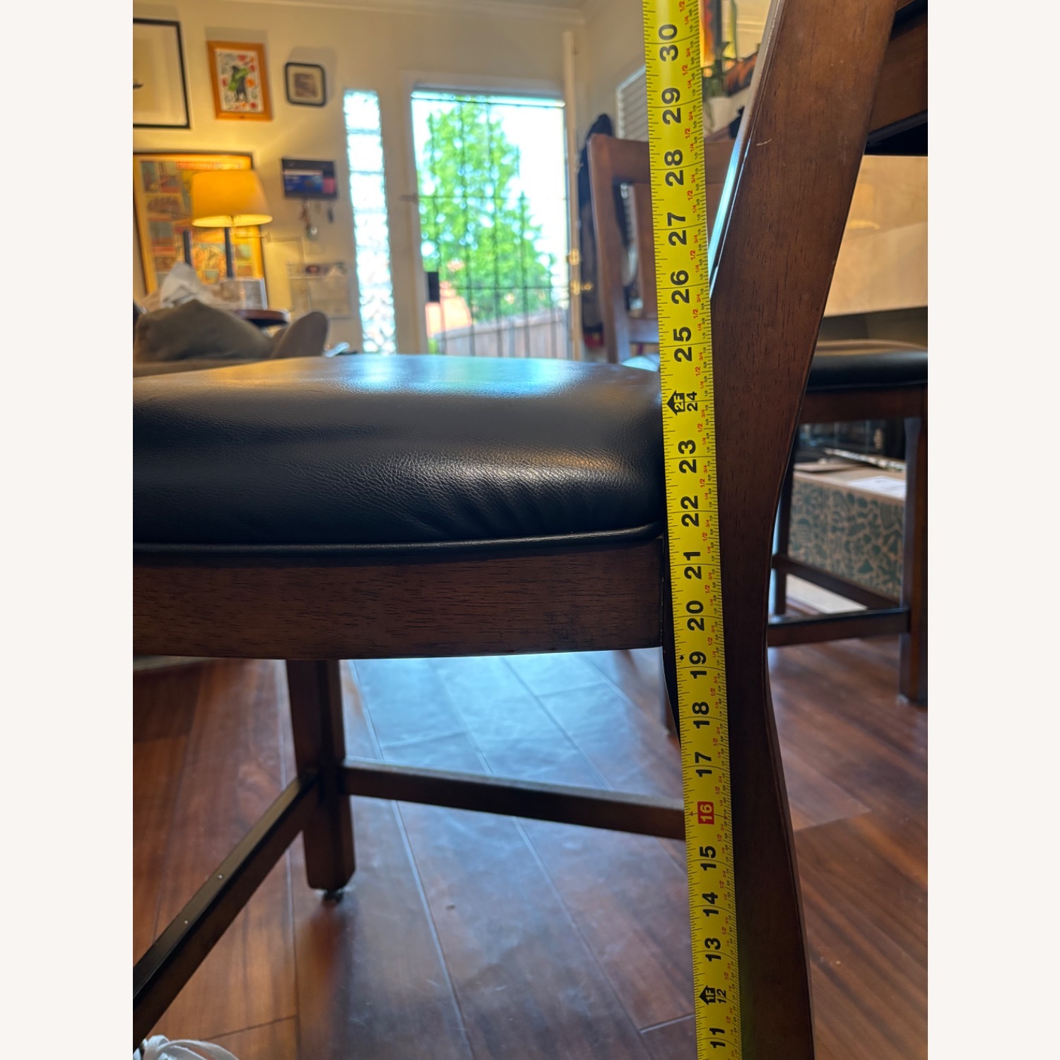 7 Piece Wooden Dining Room Set with Drop Leaf - image-13