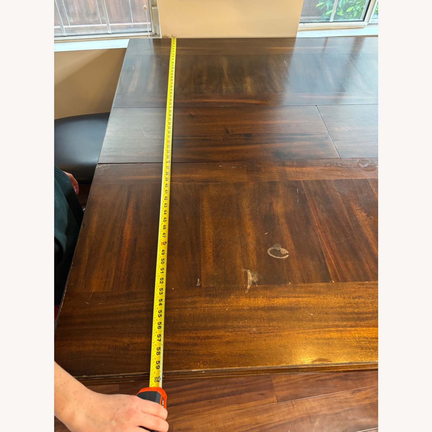 7 Piece Wooden Dining Room Set with Drop Leaf - image-11