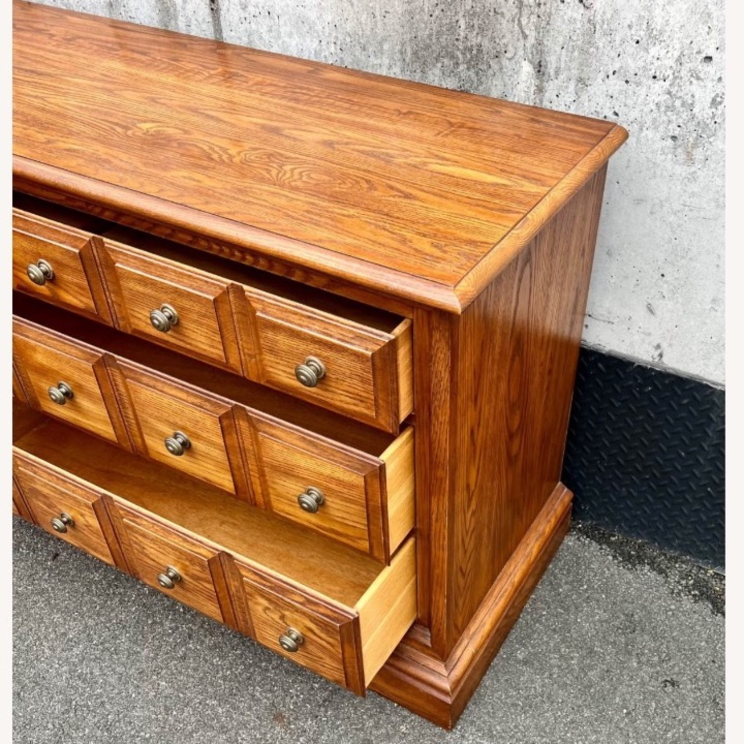 Vintage Solid Oak Pennsylvania House Dresser - image-4